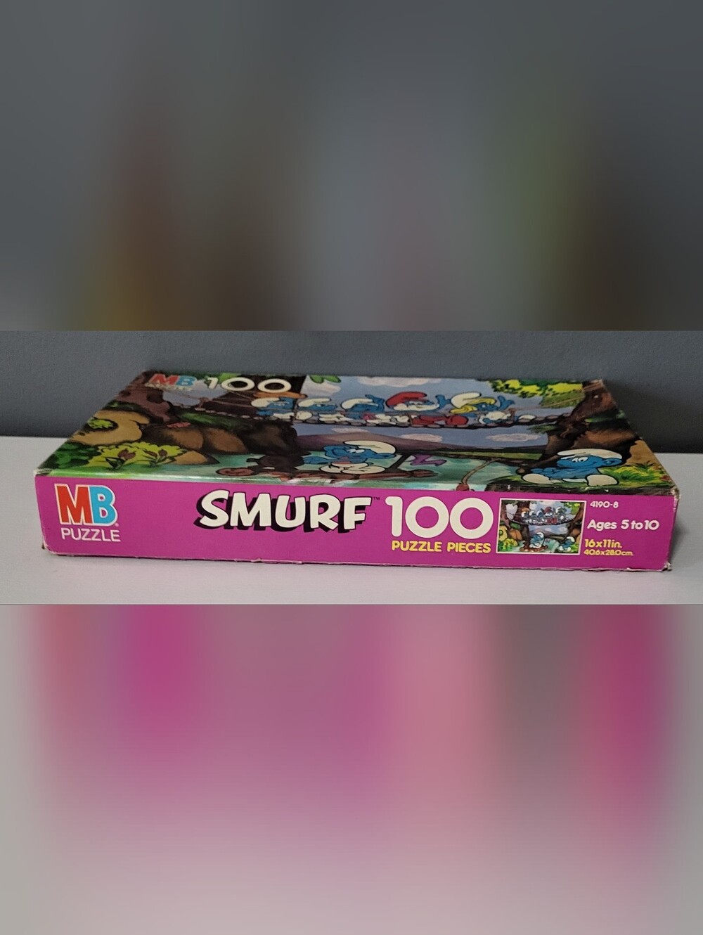 Vintage 1982 Smurf Puzzle #4190-8 - Picture 3 of 6